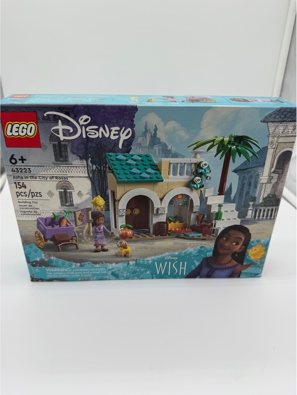 LEGO Disney Wish Asha in the City of Rosas Set 43223 Brand New Sealed 154 Pcs